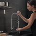 Delta Trinsic 9659T Single-Handle Pull-Down Spring Kitchen Faucet with TouchTouch 2O Technology, chrome - view 2