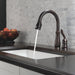 Delta Leland 978 Single Handle Pull-Down Kitchen Faucet, venetian bronze - view 3