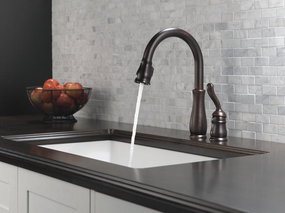 Delta Leland 978 Single Handle Pull-Down Kitchen Faucet, venetian bronze - view 3