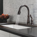 Delta Leland 978 Single Handle Pull-Down Kitchen Faucet, venetian bronze - view 4