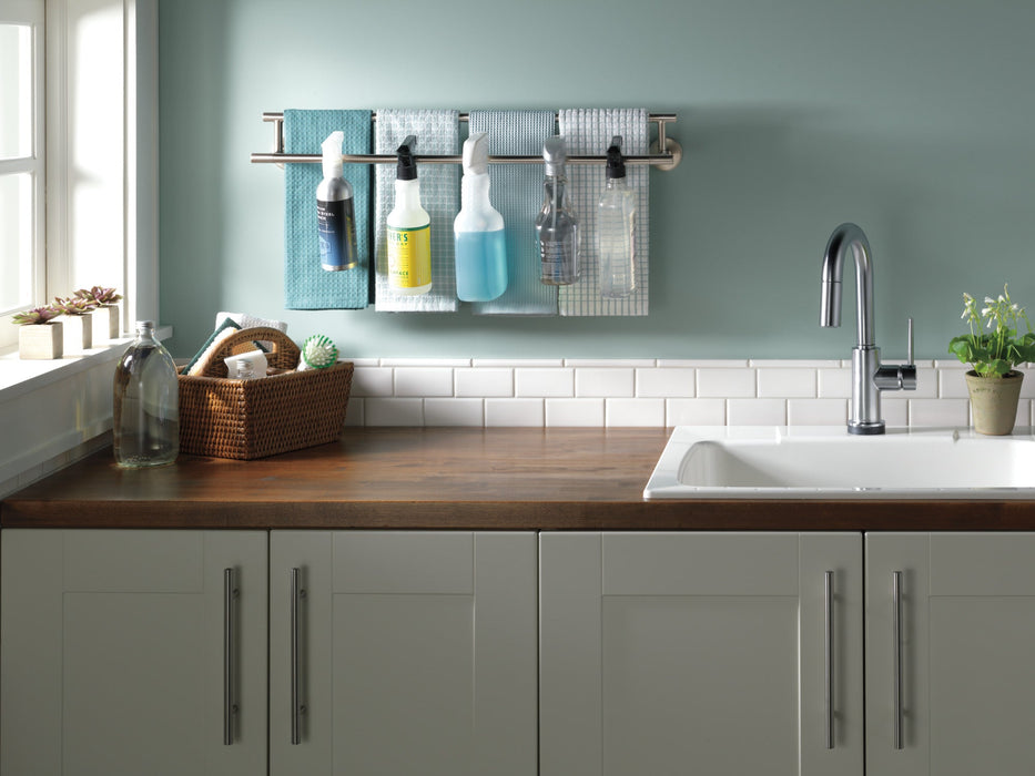 Delta Trinsic 9959T Single Handle Pull-Down Bar / Prep Faucet with TouchTouch 2O Technology