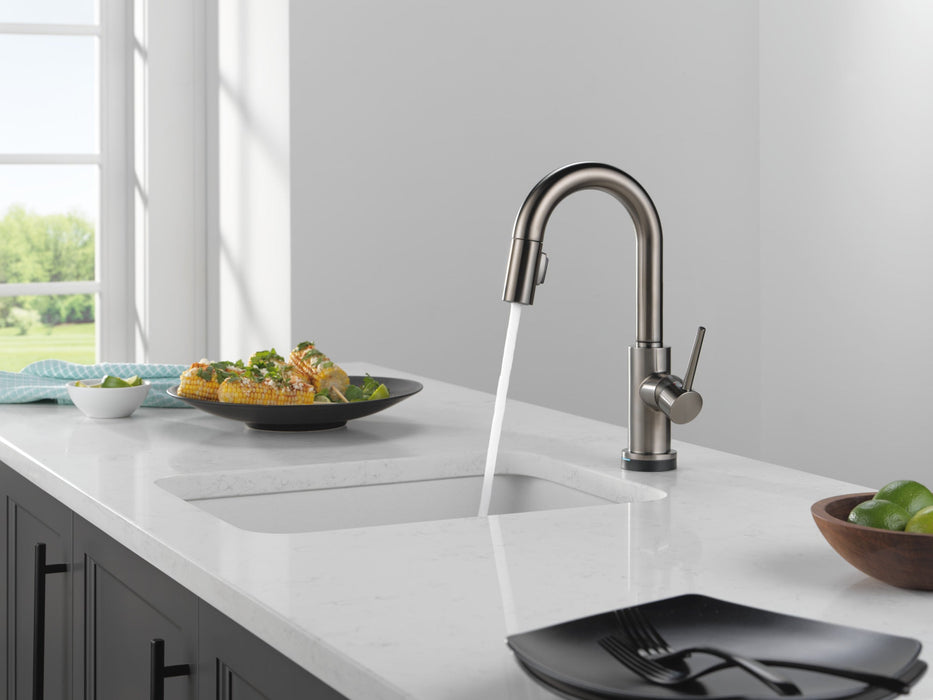 Delta Trinsic 9959TL Touch2O Bar / Prep Faucet with Touchless Technology