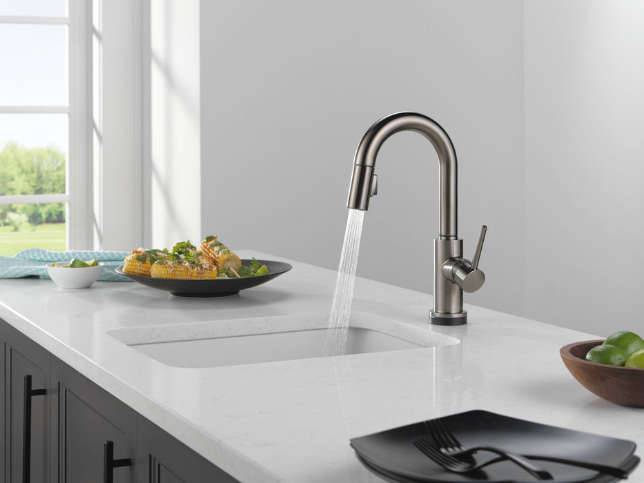 Delta Trinsic 9959TL Touch2O Bar / Prep Faucet with Touchless Technology