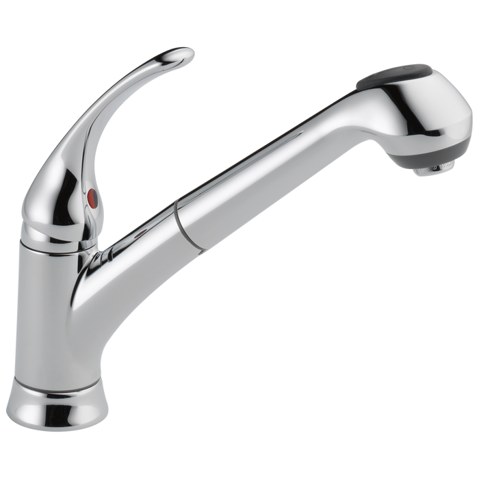 Delta Foundations B4310LF Single Handle Pull-Out Kitchen Faucet