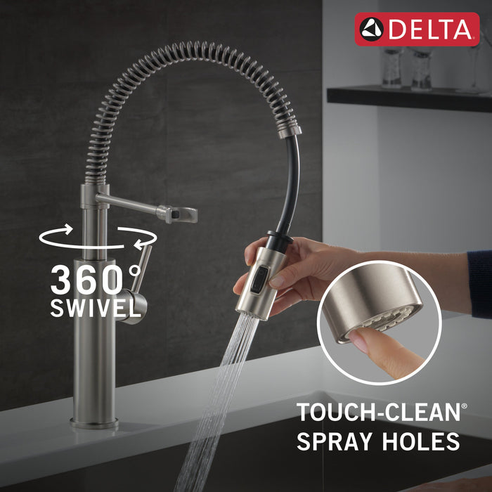 Delta Antoni 18803 Single-Handle Pull-Down Spring Kitchen Faucet