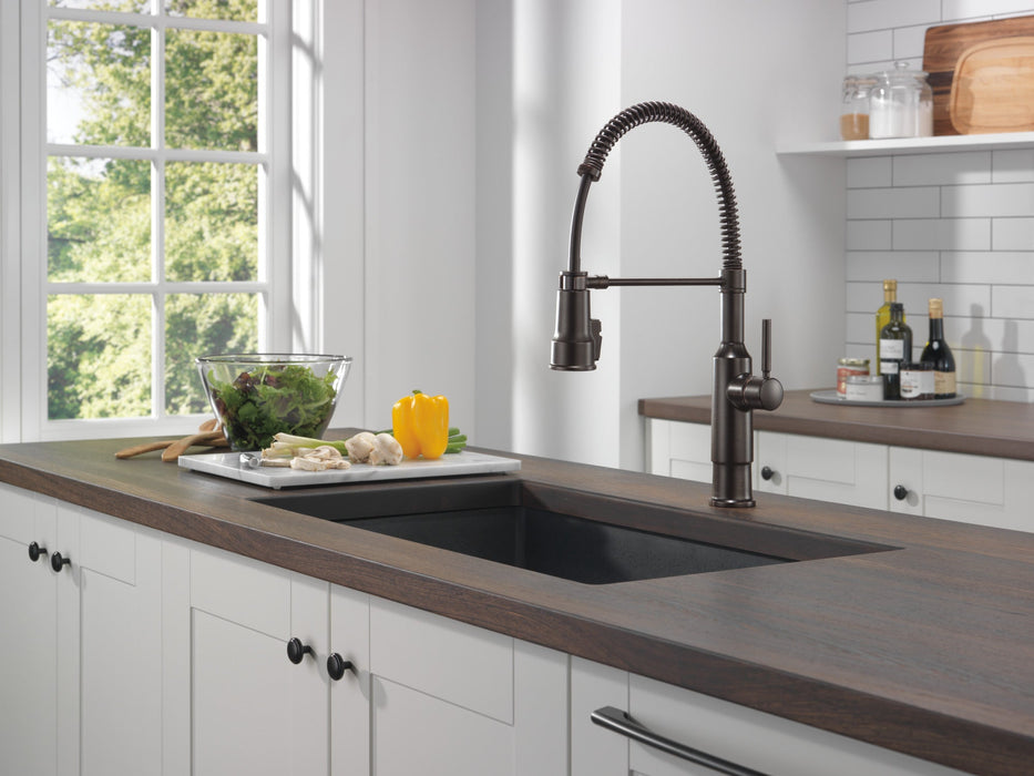 Delta Theodora 18804Z Single-Handle Pull-Down Spring Kitchen Faucet