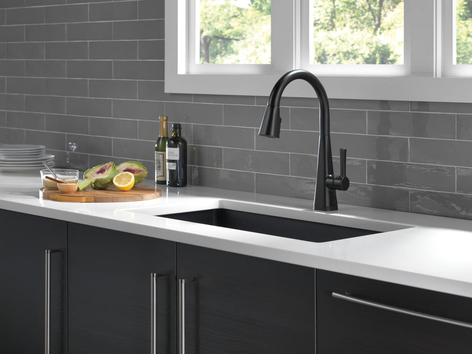 Delta Lenta 19802TZ Single-Handle Pull-Down Kitchen Faucet with TouchTouch 2O Technology