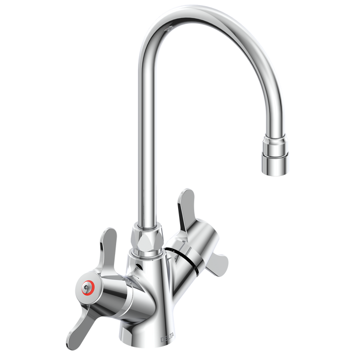 Commercial 25C3 25C3937 Two Handle Single Shank Mixing Faucet