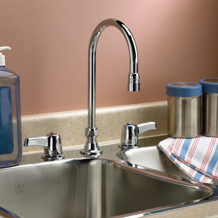 Commercial 27C1 / 27C2 27C2933 Two Handle 8 In Below Deck-Mount Faucet