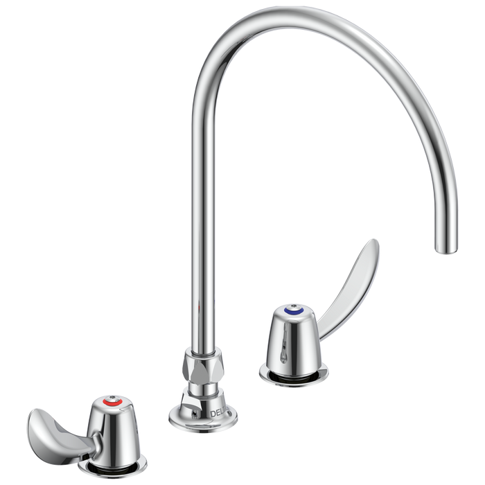 Commercial 27C1 / 27C2 27C2972 Two Handle 8 In Below Deck-Mount Faucet