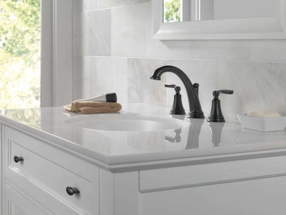 Delta Woodhurst 3532LF Two Handle Widespread Bathroom Faucet