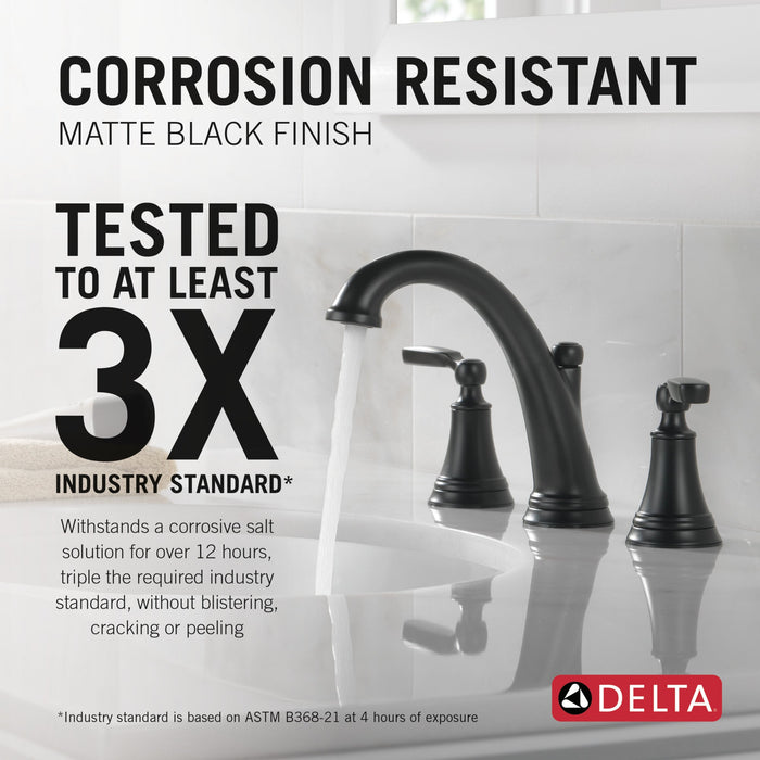 Delta Woodhurst 3532LF Two Handle Widespread Bathroom Faucet