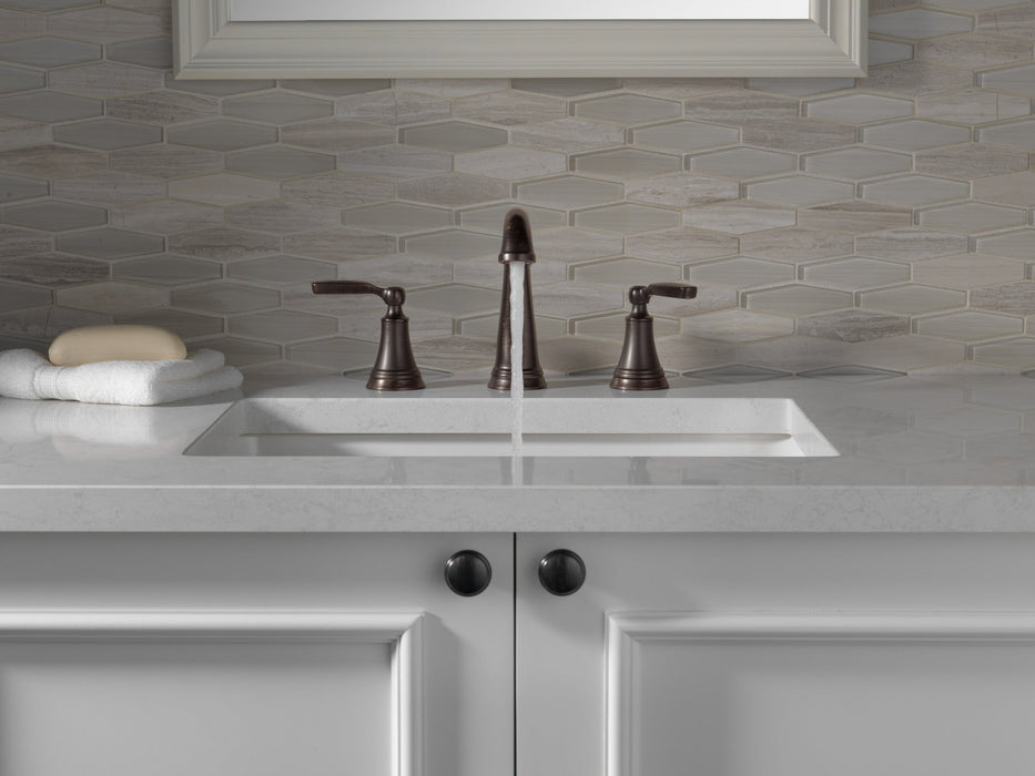 Delta Woodhurst 3532LF Two Handle Widespread Bathroom Faucet