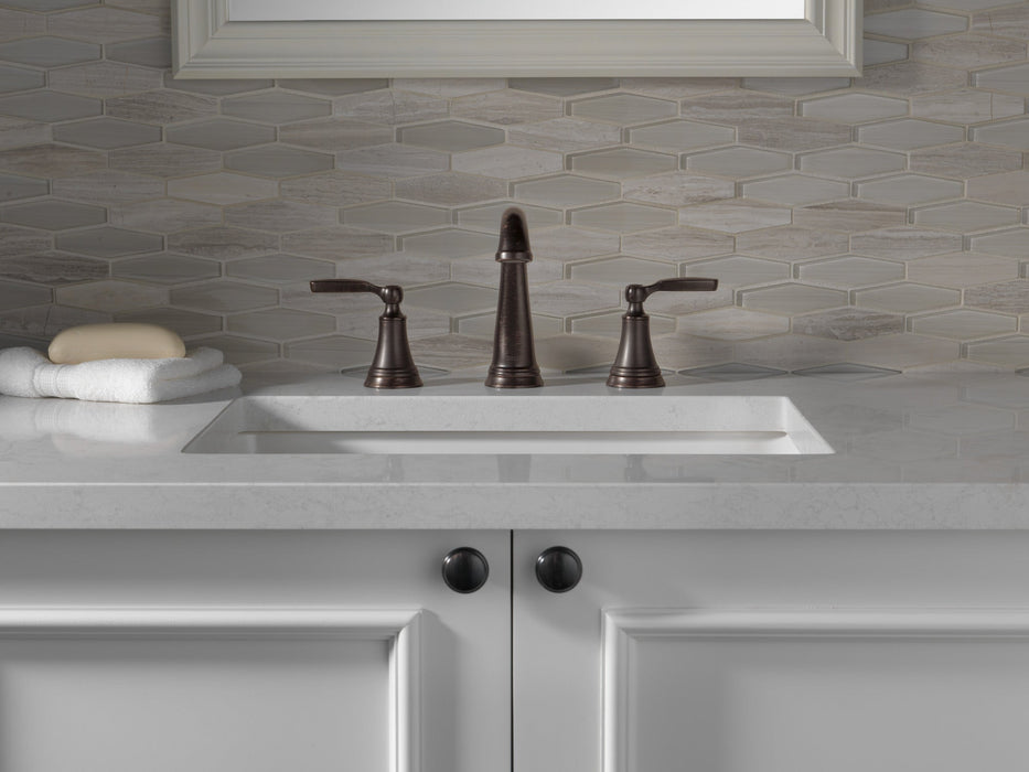 Delta Woodhurst 3532LF Two Handle Widespread Bathroom Faucet