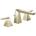 Delta Trillian™: Two Handle Widespread Bathroom Faucet, lumicoat polished nickel