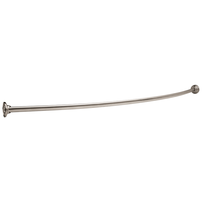 Delta 42205 1" x 5' Shower Curtain Rod with Brackets (6" Bow)