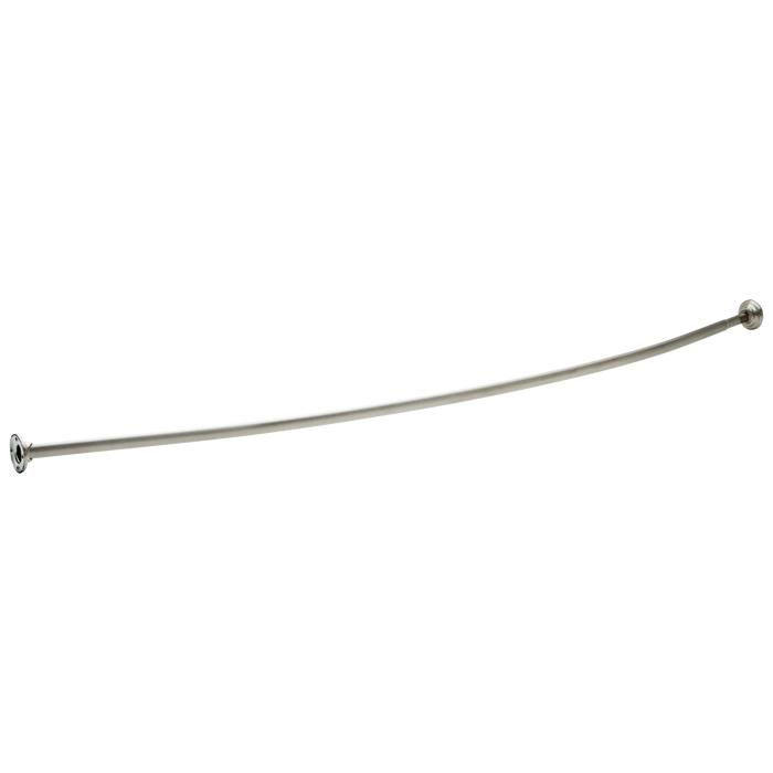 Delta 42206 1" x 6' Curved Shower Rod with Brackets, 6" Bow