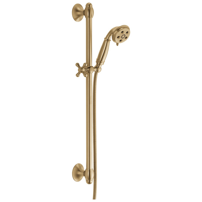 Delta Universal Showering Components 51308 H2OKINETIC 3-Setting Slide Bar Hand Shower