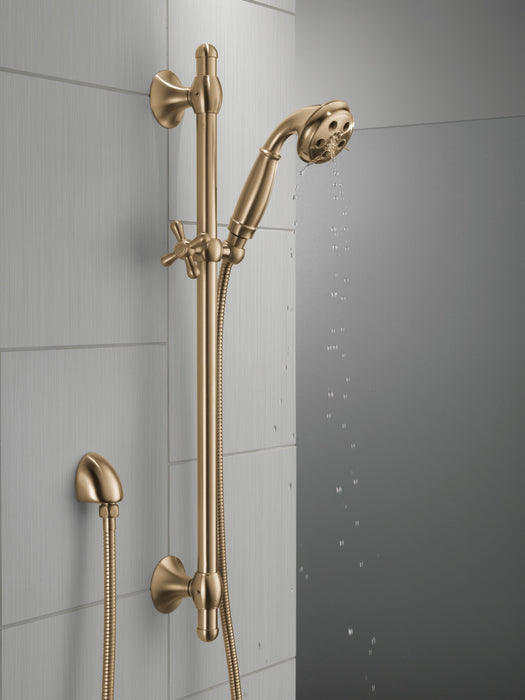 Delta Universal Showering Components 51308 H2OKINETIC 3-Setting Slide Bar Hand Shower