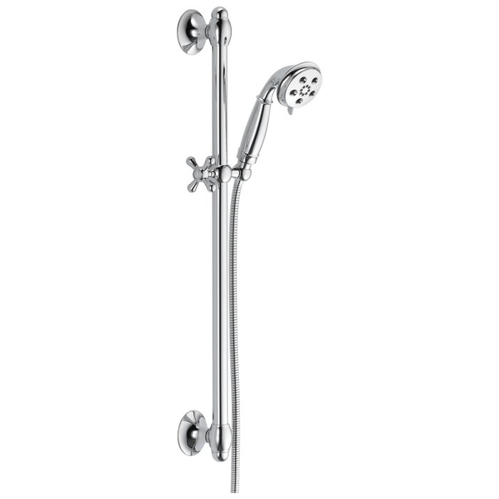 Delta Universal Showering Components 51308 H2OKINETIC 3-Setting Slide Bar Hand Shower