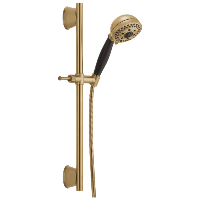 Delta Universal Showering Components 51559 H2OKINETIC 5-Setting Slide Bar Hand Shower