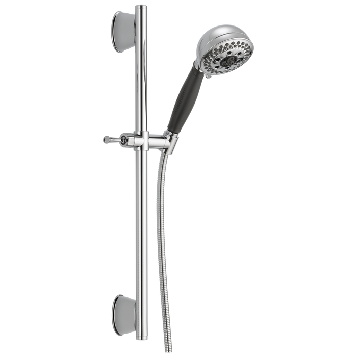 Delta Universal Showering Components 51559 H2OKINETIC 5-Setting Slide Bar Hand Shower