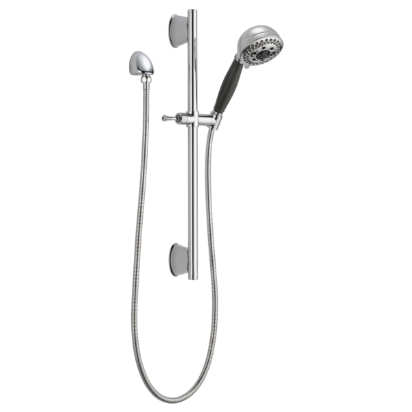 Delta Universal Showering Components 51559 H2OKINETIC 5-Setting Slide Bar Hand Shower