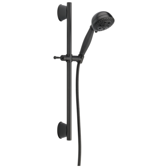 Delta Universal Showering Components 51559 H2OKINETIC 5-Setting Slide Bar Hand Shower