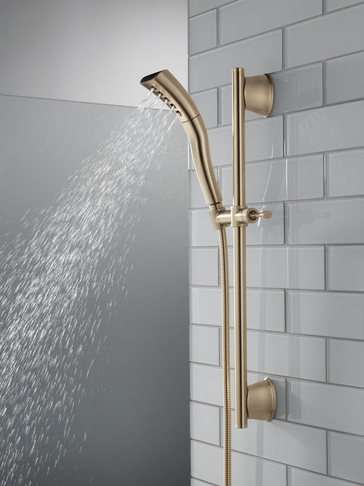 Delta Universal Showering Components 51579 H2OKINETIC Single-Setting Slide Bar Hand Shower