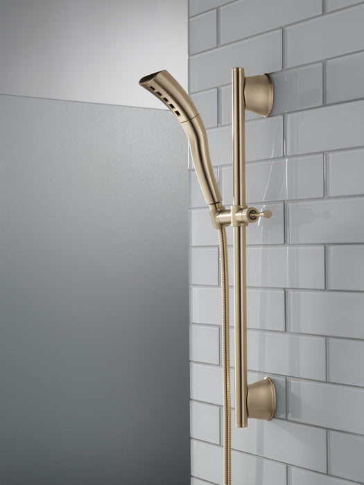 Delta Universal Showering Components 51579 H2OKINETIC Single-Setting Slide Bar Hand Shower