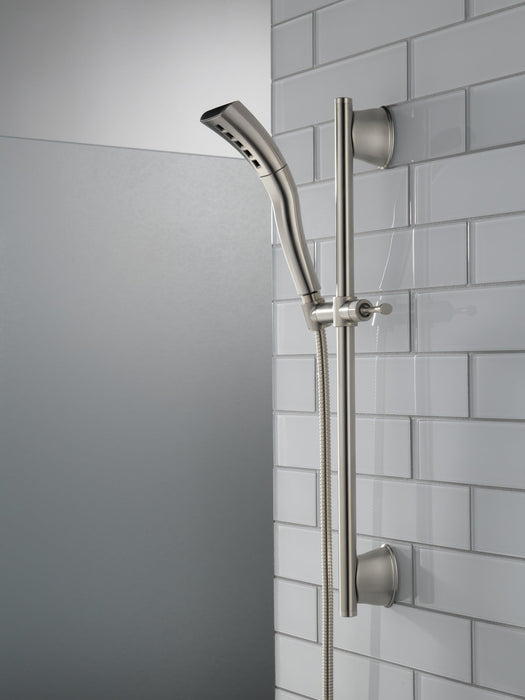 Delta Universal Showering Components 51579 H2OKINETIC Single-Setting Slide Bar Hand Shower