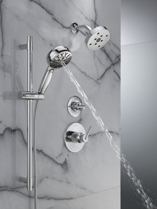 Delta Universal Showering Components 51584 7-Setting Slide Bar Hand Shower with Cleaning Spray