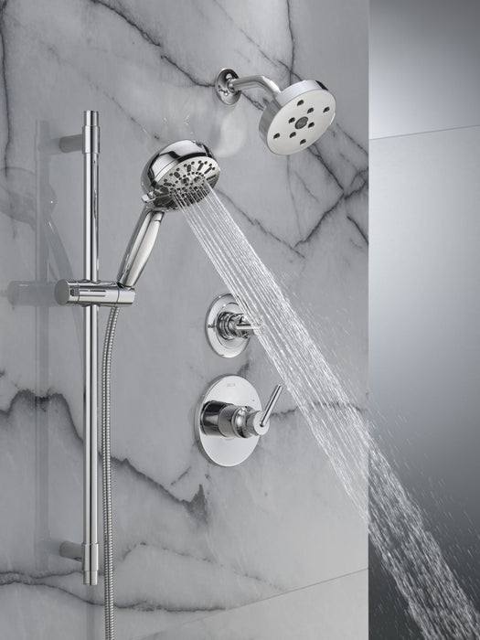 Delta Universal Showering Components 51584 7-Setting Slide Bar Hand Shower with Cleaning Spray