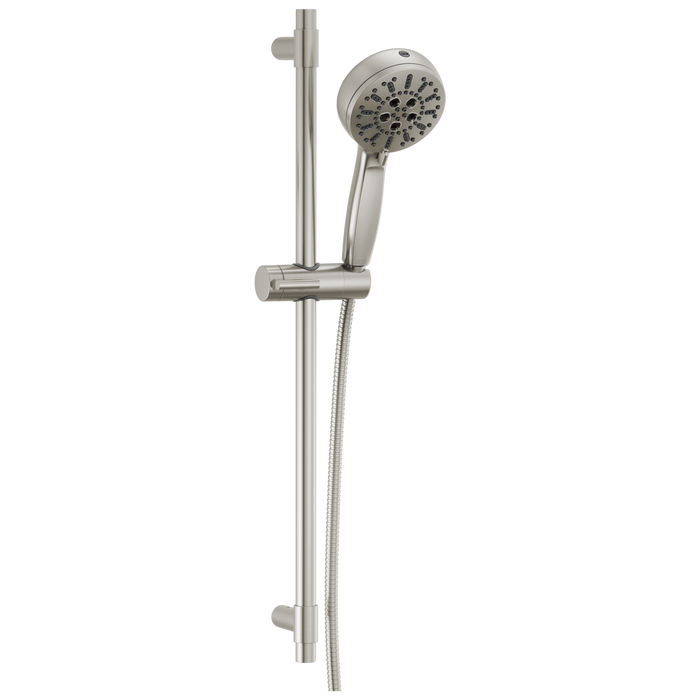 Delta Universal Showering Components 51584 7-Setting Slide Bar Hand Shower with Cleaning Spray
