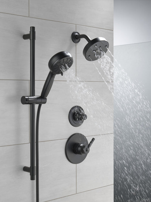 Delta Universal Showering Components 51584 7-Setting Slide Bar Hand Shower with Cleaning Spray