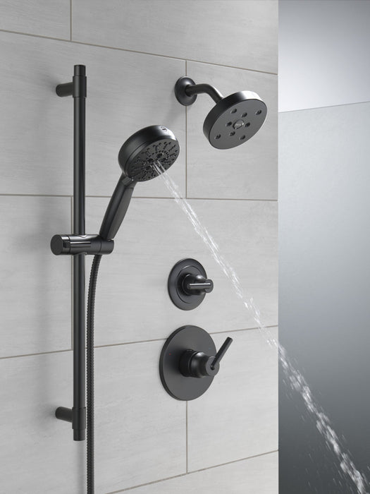 Delta Universal Showering Components 51584 7-Setting Slide Bar Hand Shower with Cleaning Spray