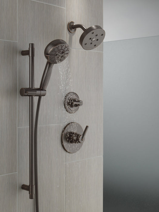 Delta Universal Showering Components 51584 7-Setting Slide Bar Hand Shower with Cleaning Spray