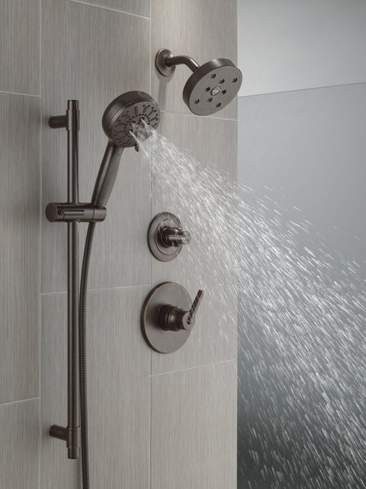 Delta Universal Showering Components 51584 7-Setting Slide Bar Hand Shower with Cleaning Spray