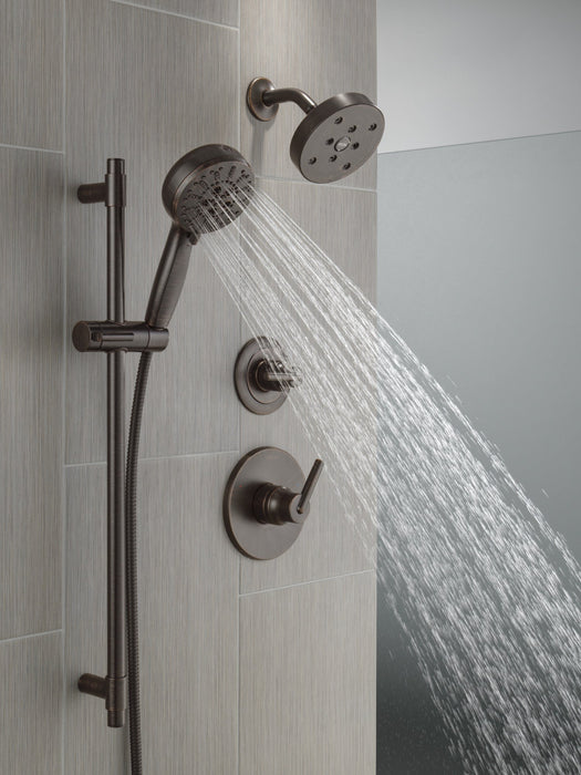 Delta Universal Showering Components 51584 7-Setting Slide Bar Hand Shower with Cleaning Spray