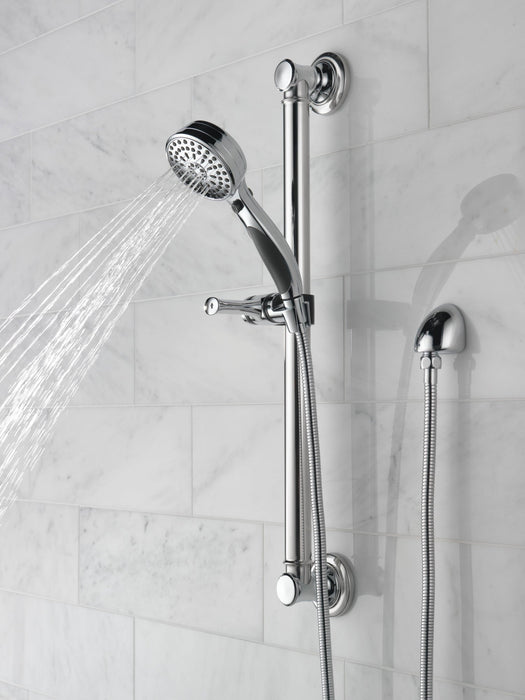 Delta Universal Showering Components 51900 ActivTouch 9-Setting Hand Shower with Traditional Slide Bar / Grab Bar