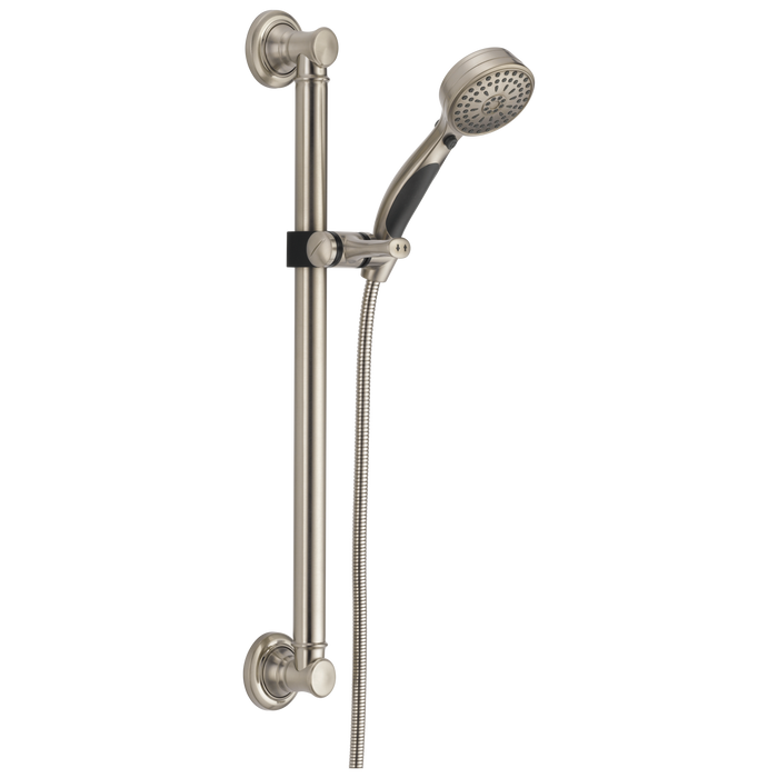 Delta Universal Showering Components 51900 ActivTouch 9-Setting Hand Shower with Traditional Slide Bar / Grab Bar