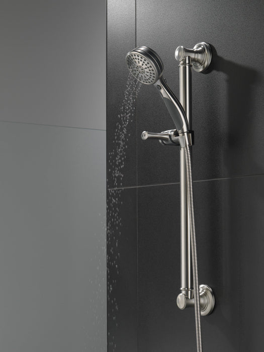 Delta Universal Showering Components 51900 ActivTouch 9-Setting Hand Shower with Traditional Slide Bar / Grab Bar