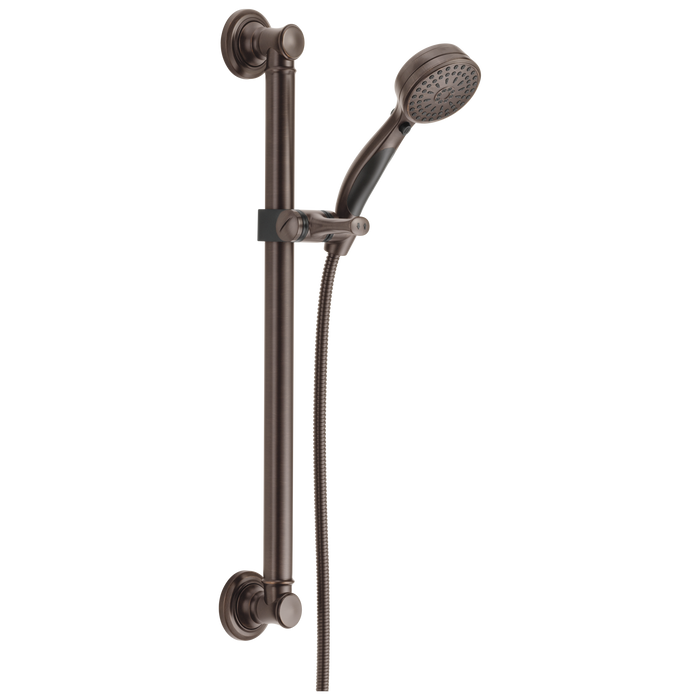 Delta Universal Showering Components 51900 ActivTouch 9-Setting Hand Shower with Traditional Slide Bar / Grab Bar