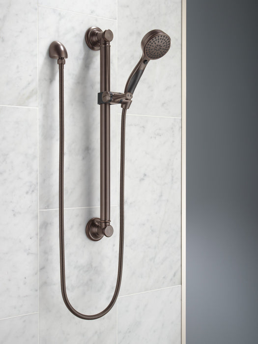 Delta Universal Showering Components 51900 ActivTouch 9-Setting Hand Shower with Traditional Slide Bar / Grab Bar