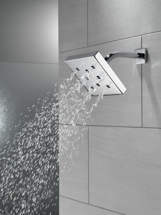 Delta Universal Showering Components 52171 H2OKINETIC Single-Setting Metal Raincan Shower Head