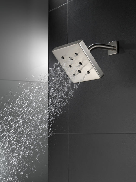 Delta Universal Showering Components 52171 H2OKINETIC Single-Setting Metal Raincan Shower Head