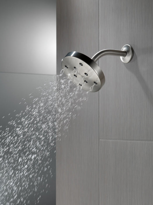 Delta Universal Showering Components 52175 H2OKINETIC Single-Setting Metal Raincan Shower Head