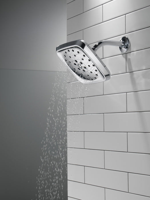 Delta Universal Showering Components 52460 H2Okinetic 4-Setting Shower Head with Ultrasoak
