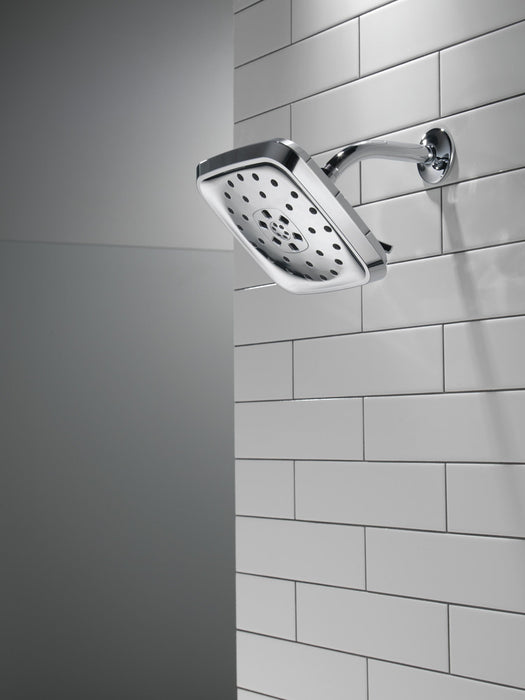 Delta Universal Showering Components 52460 H2Okinetic 4-Setting Shower Head with Ultrasoak