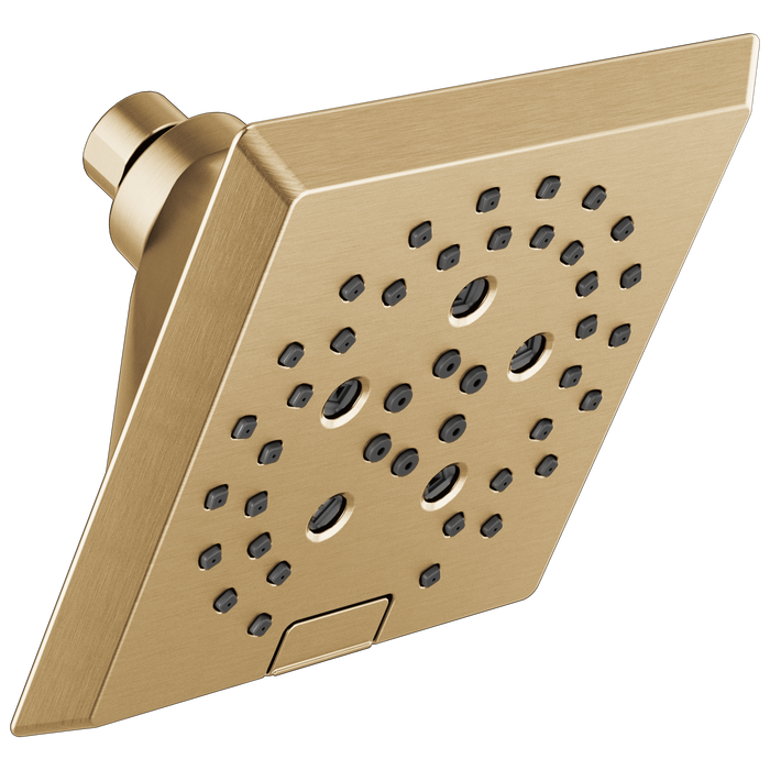 Delta Universal Showering Components 52664 H2OKINETIC 5-Setting Angular Modern Raincan Shower Head